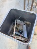 Stainless Steel Framed Mobile Storage Bin and Contents Assorted Parts - 2