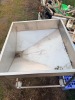 Stainless Steel Framed Storage and Draining Bin on Mobile Stand - 2