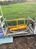 Lot Assorted Table Frames, Stands, IBC Frame, Dough Mixer (As Is), Slat Belt Conveyor - 3