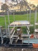 Lot Assorted Table Frames, Stands, IBC Frame, Dough Mixer (As Is), Slat Belt Conveyor - 5