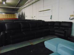 Malmo Lounge 6 Seater Modular Lounge Black - 2