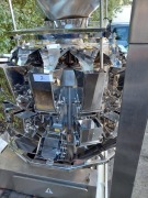 Heavy Duty Stainless Steel Framed 14 Head Ingredients/Food Rotary Volume Filling Carousel With Hopper Feed