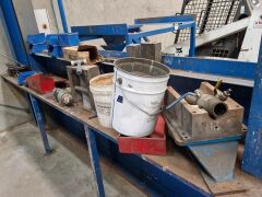 Steel Stand, Engineers Vice, G Clamps,Tooling and Asstd Sundries