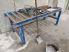 Qty of 2 Heavy Duty Roller Conveyors and 2 Asstd Workbenches - 2