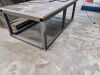 Qty of 2 Heavy Duty Roller Conveyors and 2 Asstd Workbenches - 5