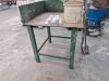 Qty of 2 Heavy Duty Roller Conveyors and 2 Asstd Workbenches - 6