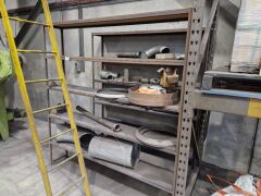 Qty 2 Bays Steel Framed 5 Tiered Adjustable Pallet Racking