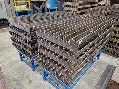 Qty of 10 Steel Framed Foundry Pallets