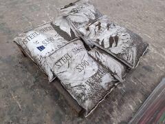 Qty of 6 Bags of Steel Shot