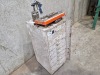 Steel Frame Multidrawer Storage Cabinet and Contents