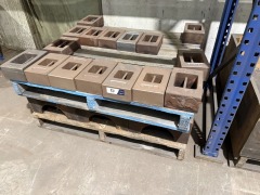 3 Pallets of assorted Steel Weights