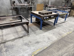 Qty 4 HD Pallet Stands, Steel Fabricated