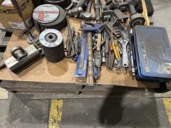 Qty of 3 assorted HD Steel Welding Benches