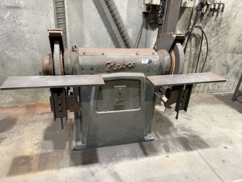 Hebco HD Double Ended Pedestal Grinder