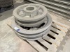 Qty 3 assorted HD Steel Drive Wheels