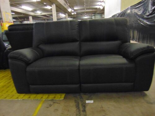 Quay West Fabric Lounge 2.5 Seater Electric Fabric - Jet