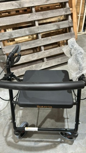 Soteria Height Adjustable Seat Walker - Black 8"