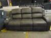Bradford Fabric 3 Seater Recliner Lounge- Gry