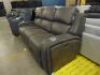 Bradford Fabric 3 Seater Recliner Lounge- Gry - 2