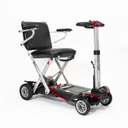 Solax Charge Auto Fold Mobility Scooter - Red