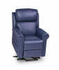 Royale Chadwick Soft Touch Fabric Lift Chair (Quad Motor) &ndash; Indigo Blue