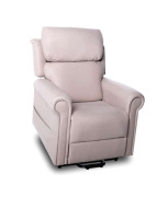 Royale Chadwick Soft Touch Fabric Lift Chair (Quad Motor) - Oyster Latte