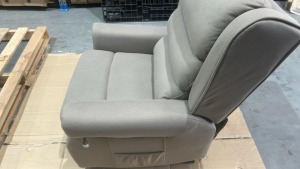 Soteria Atlas Single Motor Recliner - Fabric - Dark Grey