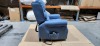 Soteria Atlas Twin Motor Recliner - Petite - Fabric - Blue - 2