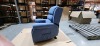 Soteria Atlas Twin Motor Recliner - Petite - Fabric - Blue - 4