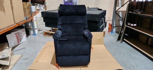 AAL - Single Motor Recliner Topform Ashley Tall (Extra Large) - Fabric Magma Onyx