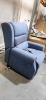 Soteria Atlas Single Motor Recliner &ndash; Fabric &ndash; Blue - 2