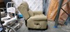 Soteria Atlas Quad Motor Recliner - Leather - Beige - 2