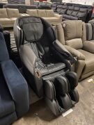 JUNO Electric Recline Lounge Massage Chair/PU*GRY/BLK - 2