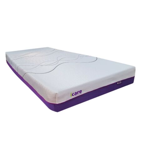 i-care IC-25 Long Single - 91cm x 203cm x 22.5cm memory foam mattress