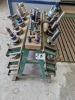 Large Quantity of assorted Heavy Duty Machine Tooling with Steel A-Frame Mobile Storage Rack - 8
