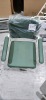 Bundle of 2 x Bedside Commode's Deluxe Padded - Slate Green and White - Approx RRP $799 - 8