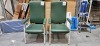 Bundle of 2 x Rehab High Back Chairs &ndash; Slate Green &ndash; Approx RRP $799