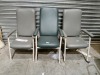 Bundle of 3 x Rehab High Back Chairs &ndash; Assorted Colours &ndash; Approx RRP $1199