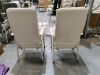 Bundle of 2 x Rehab High Back Chairs &ndash; White&ndash; Approx RRP $799 - 2