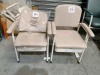 Bundle of 2 x Bedside Commode's Deluxe Padded - White - Approx RRP $799