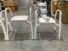 Bundle of 4 x Over Toilet Aid - Shower Stool RRP $450 - 2