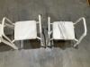Bundle of 4 x Over Toilet Aid - Shower Stool RRP $450 - 3