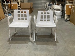 2x Q-Assist 150kg Weight Rating Shower Chair RRP $250