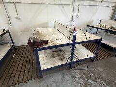 Steel Framed Workbench,1800 x 1850mm