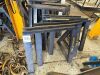 4 x Steel Framed Heavy Duty Saw Horses - 3
