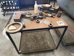 Steel Frame Mobile Workbench, 940 x 608mm (No Contents)