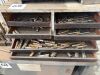 Namco Steel Storage Cabinet and a Qty of Milling Cutters