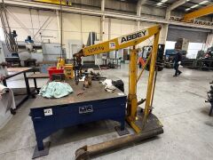 Abbey Mobile Workshop Crane, 1250Kg Capacity