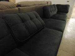 Corro Fabric Lounge 5 Piece/ Fabric - Plush Coal - 2