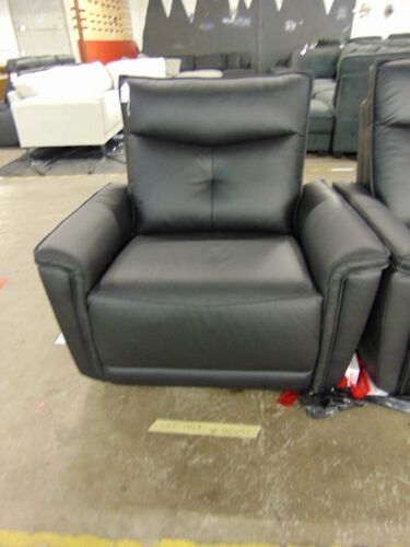 Encore Leather Electric Recliner - Black